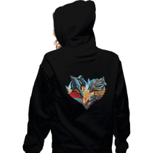Load image into Gallery viewer, Shirts Zippered Hoodies, Unisex / Small / Black Love and Thunder