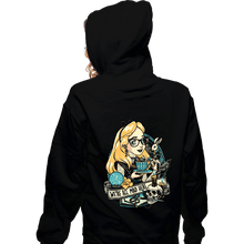 Load image into Gallery viewer, Daily_Deal_Shirts Zippered Hoodies, Unisex / Small / Black Rocker Alice

