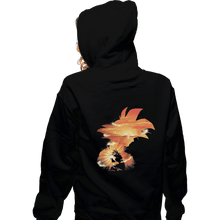 Load image into Gallery viewer, Shirts Zippered Hoodies, Unisex / Small / Black The First super Saiyan