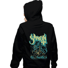 Load image into Gallery viewer, Shirts Zippered Hoodies, Unisex / Small / Black Monstrous Prince Of Darkness
