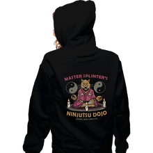 Load image into Gallery viewer, Daily_Deal_Shirts Zippered Hoodies, Unisex / Small / Black Splinter's Ninjutsu Dojo