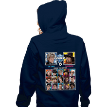 Load image into Gallery viewer, Daily_Deal_Shirts Zippered Hoodies, Unisex / Small / Navy Time Fighters 3rd vs 4th