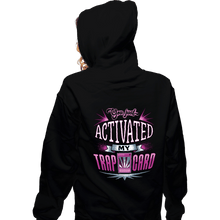 Load image into Gallery viewer, Secret_Shirts Zippered Hoodies, Unisex / Small / Black Trap Card