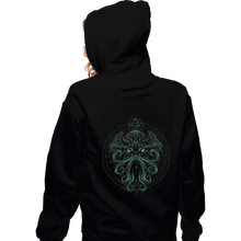 Load image into Gallery viewer, Shirts Zippered Hoodies, Unisex / Small / Black Great Cthulhu