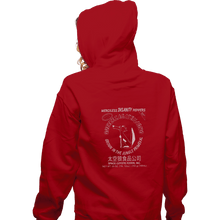 Load image into Gallery viewer, Daily_Deal_Shirts Zippered Hoodies, Unisex / Small / Red Space Coyote Sriracha