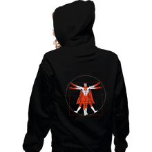 Load image into Gallery viewer, Daily_Deal_Shirts Zippered Hoodies, Unisex / Small / Black Vitruvian Viltrumite