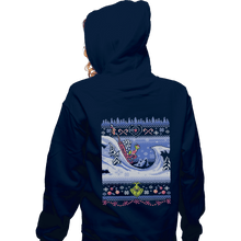 Load image into Gallery viewer, Shirts Pullover Hoodies, Unisex / Small / Navy Cuddly As A Cactus