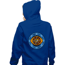 Load image into Gallery viewer, Shirts Zippered Hoodies, Unisex / Small / Royal Blue Master Of Time