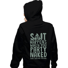 Load image into Gallery viewer, Shirts Zippered Hoodies, Unisex / Small / Black Shit Happens