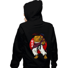 Load image into Gallery viewer, Daily_Deal_Shirts Zippered Hoodies, Unisex / Small / Black The Monk.