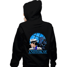 Load image into Gallery viewer, Secret_Shirts Zippered Hoodies, Unisex / Small / Black Ok Ani