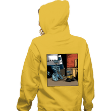 Load image into Gallery viewer, Secret_Shirts Zippered Hoodies, Unisex / Small / White Imposter Robot