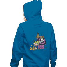 Load image into Gallery viewer, Shirts Pullover Hoodies, Unisex / Small / Sapphire Harley Quinnuts