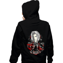 Load image into Gallery viewer, Daily_Deal_Shirts Zippered Hoodies, Unisex / Small / Black Sephiroth