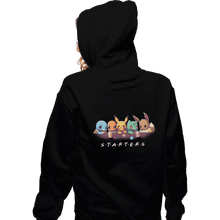 Load image into Gallery viewer, Shirts Zippered Hoodies, Unisex / Small / Black Starter Friends