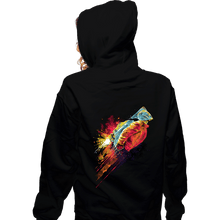 Load image into Gallery viewer, Secret_Shirts Zippered Hoodies, Unisex / Small / Black Human Rocket