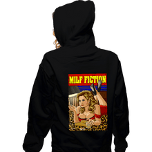 Load image into Gallery viewer, Secret_Shirts Zippered Hoodies, Unisex / Small / Black Milf Fiction