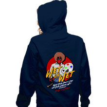 Load image into Gallery viewer, Secret_Shirts Zippered Hoodies, Unisex / Small / Navy Wet On Wet