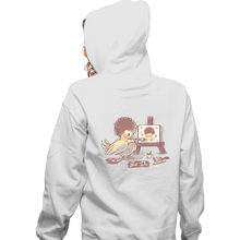 Load image into Gallery viewer, Shirts Zippered Hoodies, Unisex / Small / White Birb Ross
