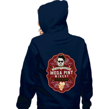 Load image into Gallery viewer, Shirts Zippered Hoodies, Unisex / Small / Navy Mega Pint
