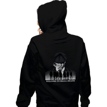 Load image into Gallery viewer, Secret_Shirts Zippered Hoodies, Unisex / Small / Black Welcome To Small Heath