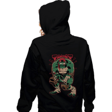 Load image into Gallery viewer, Daily_Deal_Shirts Zippered Hoodies, Unisex / Small / Black Dark Ninja Returns