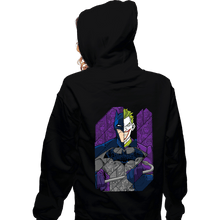 Load image into Gallery viewer, Secret_Shirts Zippered Hoodies, Unisex / Small / Black Batman Joker
