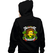 Load image into Gallery viewer, Secret_Shirts Zippered Hoodies, Unisex / Small / Black No Darn Vegetables