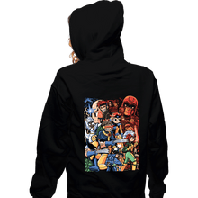 Load image into Gallery viewer, Daily_Deal_Shirts Zippered Hoodies, Unisex / Small / Black Mutant Pilgrim