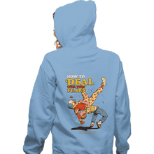 Load image into Gallery viewer, Daily_Deal_Shirts Zippered Hoodies, Unisex / Small / Royal Blue Deal With Your Fears
