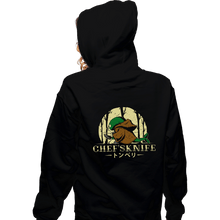 Load image into Gallery viewer, Shirts Zippered Hoodies, Unisex / Small / Black Chef's Knife