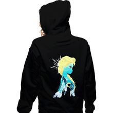 Load image into Gallery viewer, Secret_Shirts Zippered Hoodies, Unisex / Small / Black Frozen Shadow