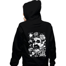 Load image into Gallery viewer, Daily_Deal_Shirts Zippered Hoodies, Unisex / Small / Black Captain Spaulding Splatter