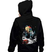 Load image into Gallery viewer, Daily_Deal_Shirts Zippered Hoodies, Unisex / Small / Black Dread Hunter