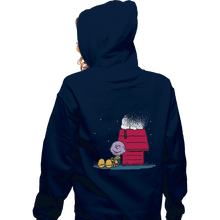 Load image into Gallery viewer, Shirts Zippered Hoodies, Unisex / Small / Navy Snapy