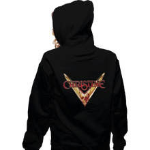 Load image into Gallery viewer, Shirts Zippered Hoodies, Unisex / Small / Black Christine