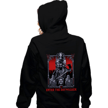 Load image into Gallery viewer, Secret_Shirts Zippered Hoodies, Unisex / Small / Black Day Walker