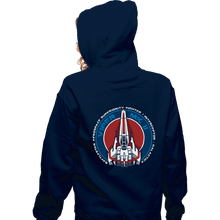 Load image into Gallery viewer, Daily_Deal_Shirts Zippered Hoodies, Unisex / Small / Navy Battlestar MKII