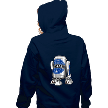 Load image into Gallery viewer, Daily_Deal_Shirts Zippered Hoodies, Unisex / Small / Navy R2-IPA
