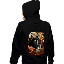 Load image into Gallery viewer, Secret_Shirts Zippered Hoodies, Unisex / Small / Black Legend Of Halloween