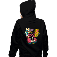 Load image into Gallery viewer, Daily_Deal_Shirts Zippered Hoodies, Unisex / Small / Black Drag Racin'
