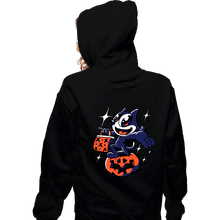 Load image into Gallery viewer, Shirts Zippered Hoodies, Unisex / Small / Black Felix The Cat