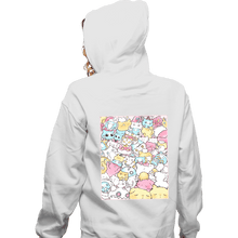 Load image into Gallery viewer, Daily_Deal_Shirts Zippered Hoodies, Unisex / Small / White Pastel Cats