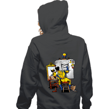 Load image into Gallery viewer, Daily_Deal_Shirts Zippered Hoodies, Unisex / Small / Dark Heather Snikt Portriat
