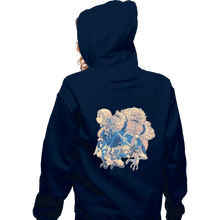 Load image into Gallery viewer, Shirts Zippered Hoodies, Unisex / Small / Navy Wild Heroes