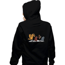 Load image into Gallery viewer, Shirts Zippered Hoodies, Unisex / Small / Black Kaiju Road
