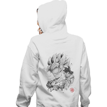 Load image into Gallery viewer, Shirts Pullover Hoodies, Unisex / Small / White Super Saiyan Warrior