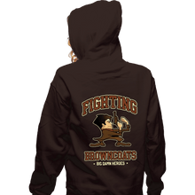 Load image into Gallery viewer, Daily_Deal_Shirts Zippered Hoodies, Unisex / Small / Dark Chocolate Fighting Browncoats