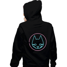 Load image into Gallery viewer, Daily_Deal_Shirts Zippered Hoodies, Unisex / Small / Black Neon Stray