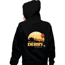 Load image into Gallery viewer, Shirts Zippered Hoodies, Unisex / Small / Black Welcome To Derry